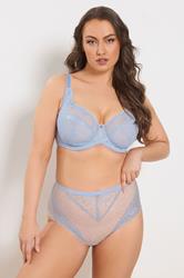 YOURSET 2 PACK Plus Size Blue Non-Padded Underwired Bras | Yours Clothing 4