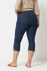YOURS Plus Size Indigo Blue Capri AVA Jeans | Yours Clothing 2