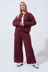 LIMITED COLLECTION Plus Size Red Rose Jacquard Cardigan 2