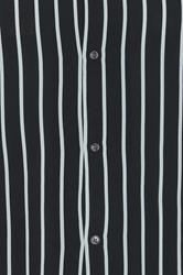 JACK & JONES Big & Tall Black Stripe Resort Shirt | BadRhino 5