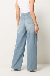 LTS Tall Women's Light Blue Palazzo Wide Leg Jeans | Long Tall Sally 2