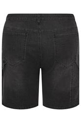 BadRhino Big & Tall Black Wash Carpenter Shorts | BadRhino 9