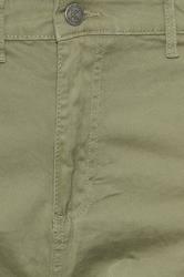 KAM Big & Tall Neutral Green Chino Trousers | BadRhino 5