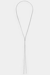 Silver Tone Long Classic Chain Necklace | Yours Clothing 3