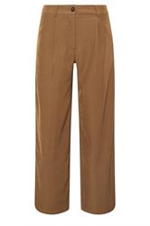 PixieGirl Petite Brown Formal Wide Leg Trousers