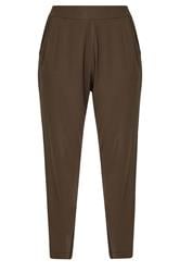 PixieGirl Petite Women's Chocolate Brown Harem Trousers | PixieGirl 6