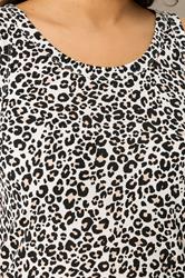 YOURS Plus Size Natural Brown Leopard Print Vest Top | Yours Clothing 4