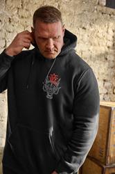 BadRhino Big & Tall Black Dragon Graphic Hoodie | BadRhino 3