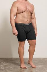 KAM 2 PACK Black Jersey Boxers | BadRhino 2