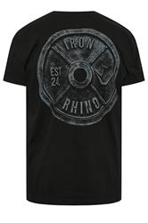 IronRhino Big & Tall Black Weight Plate T-Shirt | BadRhino 7