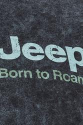 BadRhino Big & Tall Black Extra Long Acid Wash 'Jeep' Graphic Vest | BadRhino 3