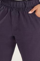 YOURS Plus Size Purple Cropped Trousers | Yours Clothing 4