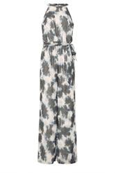 LTS Tall Women's Navy Blue Tie Dye Halterneck Jumpsuit | Long Tall Sally 6
