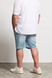 BadRhino Big & Tall Light Blue Wash Carpenter Shorts | BadRhino 4