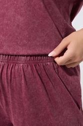LIMITED COLLECTION Plus Size Red Acid wash Trousers | Yours Clothing 4