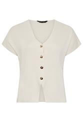 LIMITED COLLECTION Curve Natural Brown Compact Knitted Top
