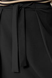 M&Co Black Tie Waist Midi Skirt | M&Co 4