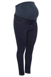 New Look Maternity Under Bump Skinny Jeggings – Blue Denim, Stretch Fit, UK Sizes 8-18, Machine Washable