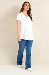 EVANS ESSENTIAL 4 Pack Pink & Blue T-Shirts | Evans 5