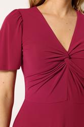 LTS Tall Red Twist Front Maxi Dress | LongTallSally 4
