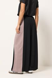 PixieGirl Petite Women's Black Side Panel Wide Leg Trousers | PixieGirl 2