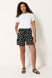 M&Co Black & White Polka Dot Shorts | M&Co 1