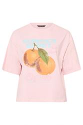 LIMITED COLLECTION Plus Size Pink 'Summer Spirit' Slogan T-Shirt | Yours Clothing 6