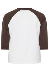 PixieGirl Petite Women's Chocolate Brown Raglan Sweatshirt | PixieGirl 2