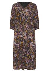 EVANS Plus Size Black Paisley Maxi Dress | Evans 5