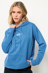PixieGirl Petite Women's Blue Back Graphic Hoodie | PixieGirl 3
