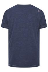 D555 Big & Tall Navy Blue 'Grumpy Man' Graphic T-Shirt | BadRhino 4