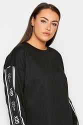 Evans Black Evans Sports Stripe Sweatshirt 4