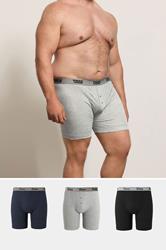 D555 3 PACK Assorted Boxer Shorts | BadRhino 1