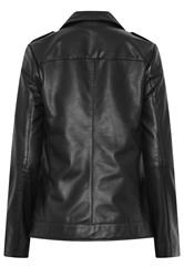 LTS PREMIUM Tall Women's Black Leather Jacket | Long Tall Sally 6