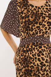 STAR Brown Leopard Print Maxi Dress |StarByJM 4