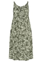 YOURS Plus Size Khaki Green Keyhole Midi Dress | Yours Clothing 6