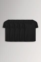 BadRhino Big & Tall Black 5 Pack V-Neck T-Shirts | BadRhino 1