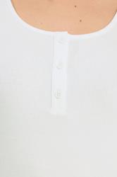 LTS Tall Women's White Ribbed Placket Vest | Long Tall Sally 4