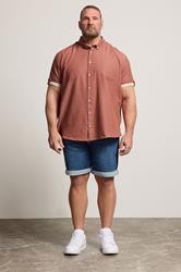 BadRhino Big & Tall Mid Blue Ultra Stretch Denim Short | BadRhino 1