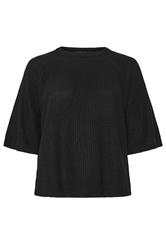 YOURS Plus Size Black Knitted Top | Yours Clothing 6