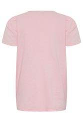 M&Co Petite Pink Short Sleeve Frill Cotton Blouse | M&Co 6