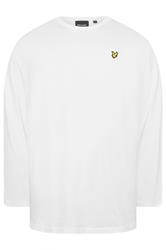 LYLE & SCOTT Big & Tall White Long Sleeve T-Shirt