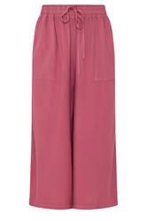 YOURS Curve Red Chambray Culottes