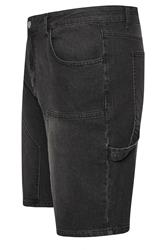 BadRhino Big & Tall Black Wash Carpenter Shorts | BadRhino 10