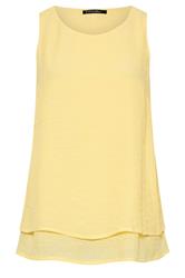 EVANS gele dubbellaagse top