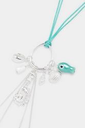 Silver Tone Seashell Charm Necklace | Yours Clothing 2