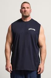 BadRhino Big & Tall Navy Blue Extra Long England 66 Vest | BadRhino 3