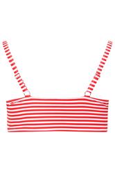 LIMITED COLLECTION Plus Size Red Stripe Bikini Top | Yours Clothing 7