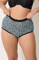 YOURSET 5 PACK Plus Size Blue Animal Star Full Briefs | Yours Clothing 2