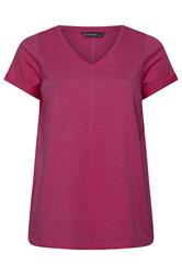 EVANS ESSENTIAL 3 Pack Black & Berry T-Shirts | Evans 9